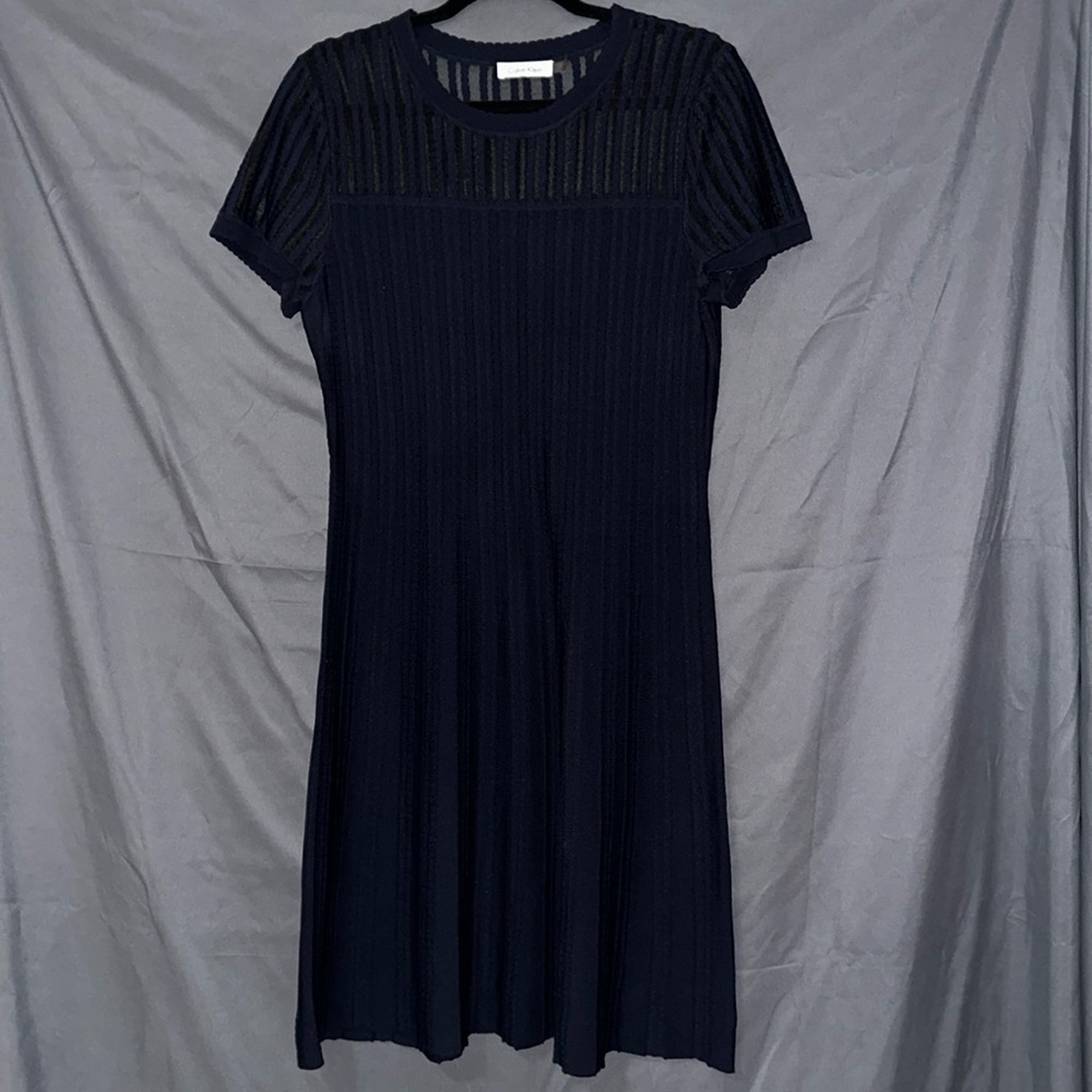 Blue Calvin Klein, A line dress